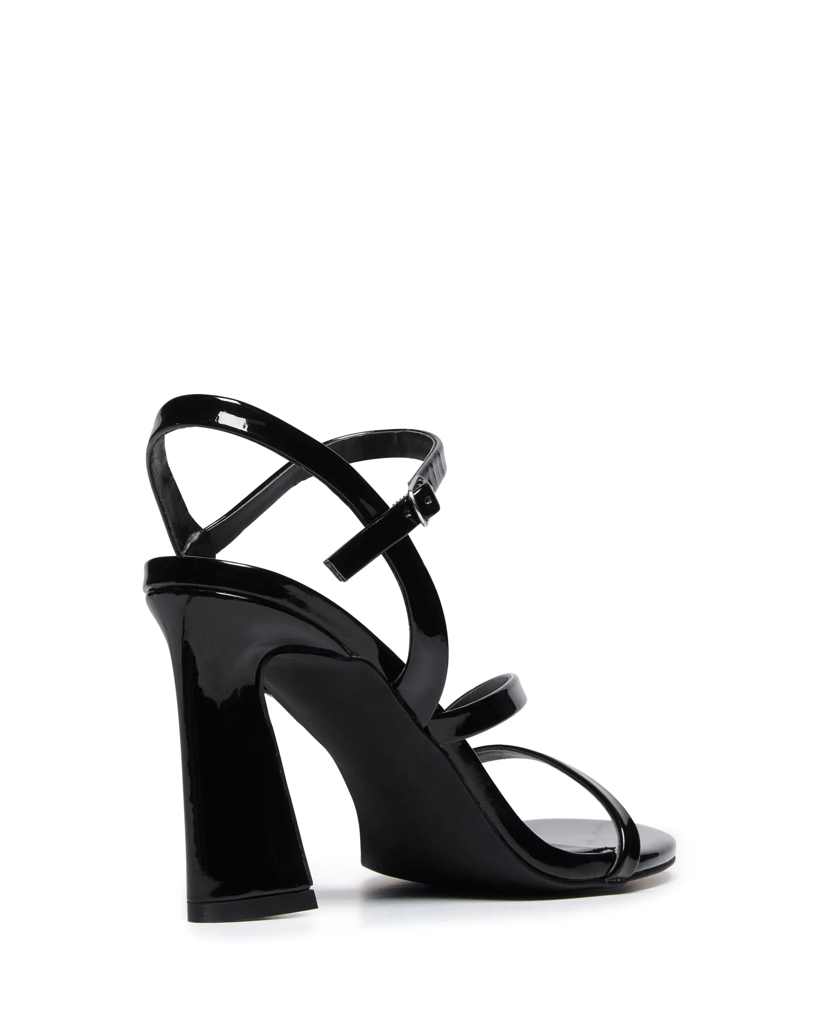 Ida Heel Black Patent