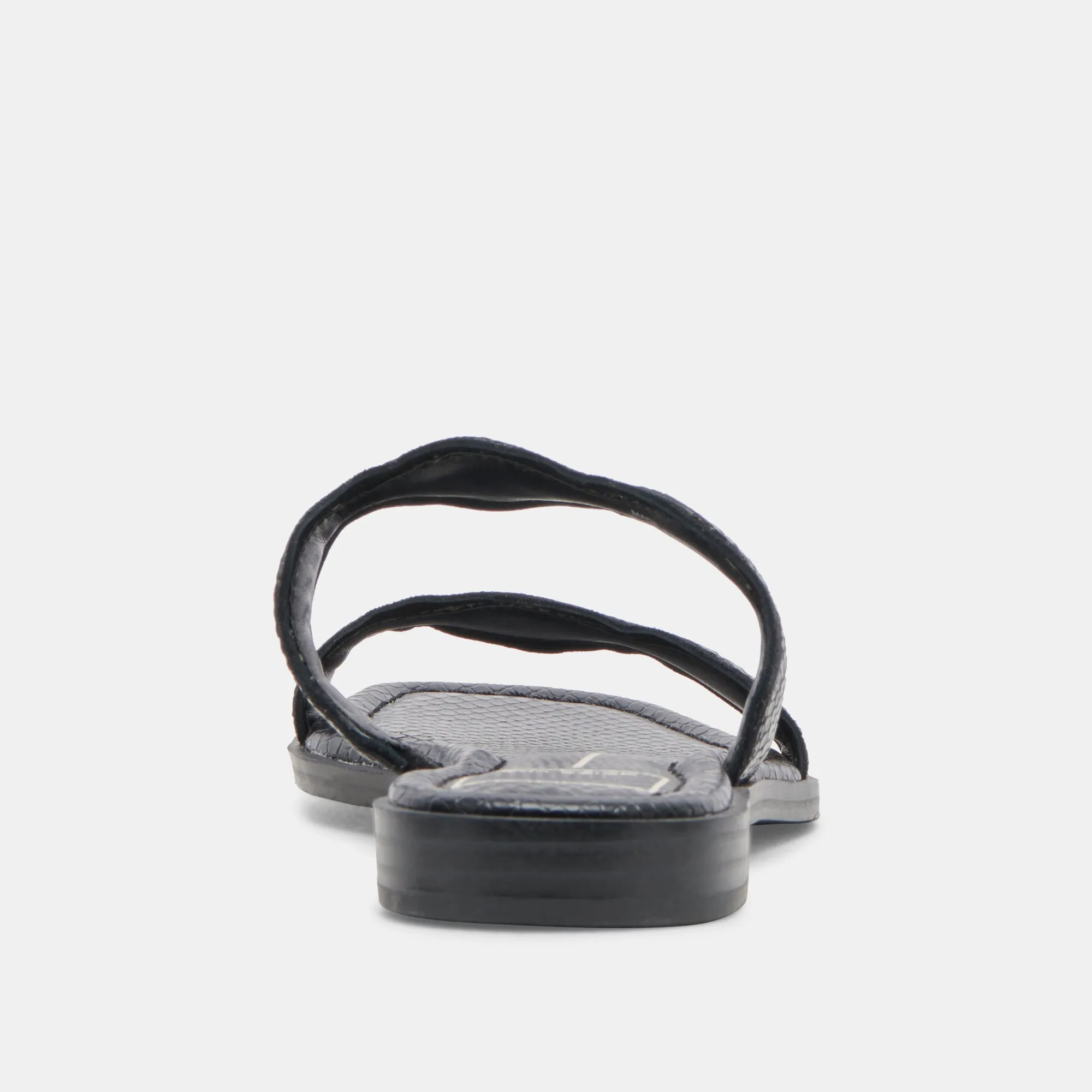 ILVA SANDALS ONYX EMBOSSED LEATHER