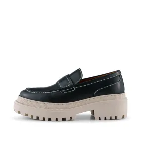 Iona loafer læder  - BLACK SMOOTH