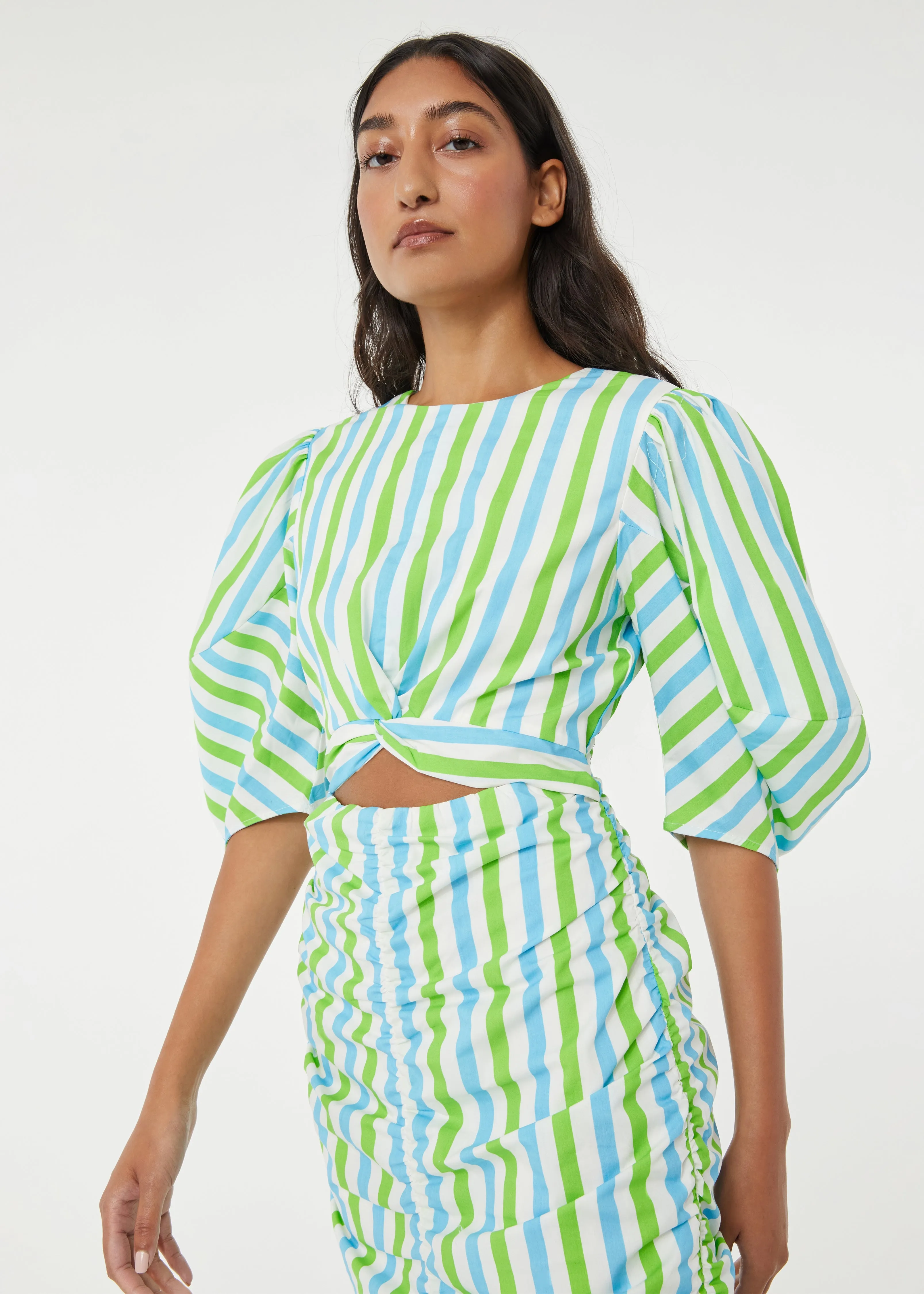 Isla Dress | Eden Stripe