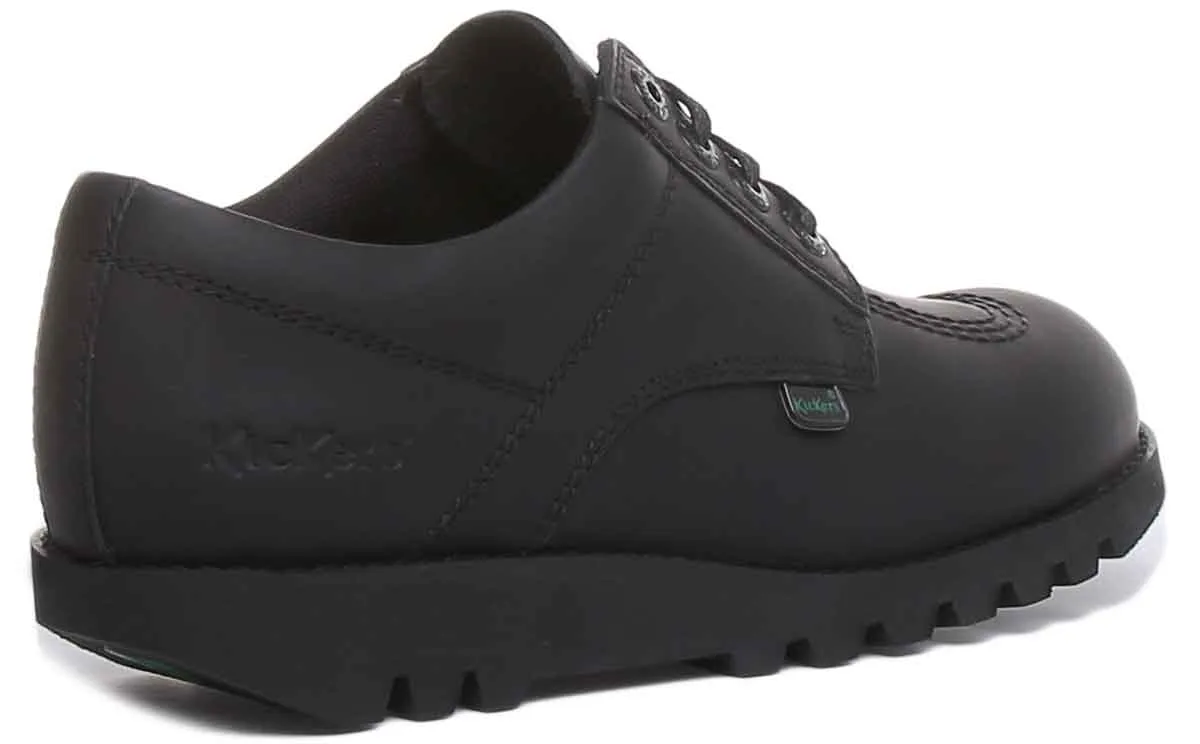 Kickers Kick Lo C Teen In Black in Teen UK Size 3 - 6