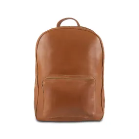 Leather Laptop Backpack | Brown