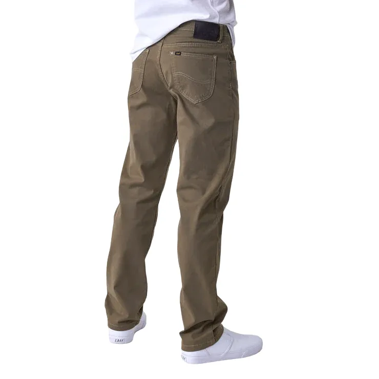 Lee Brooklyn Twill Stretch Tan Mens Jeans