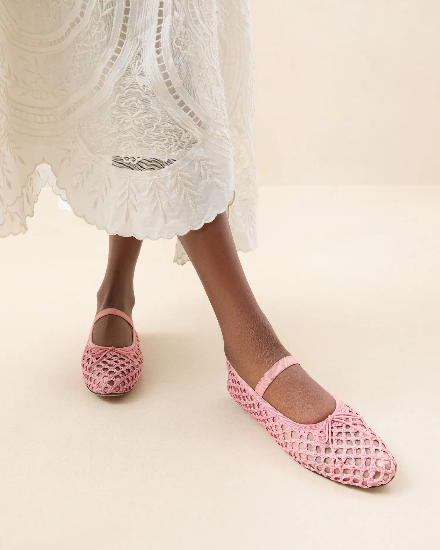 Leonie Crochet Ballet Flat