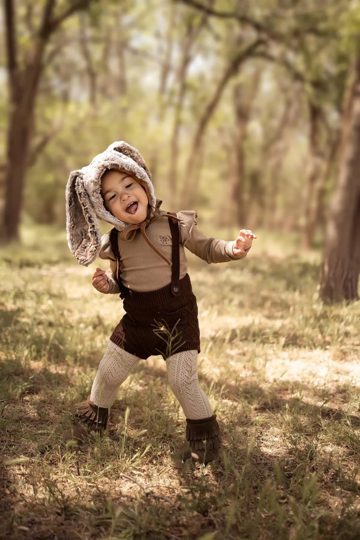 Little Love Bug Brown Cozy Boot