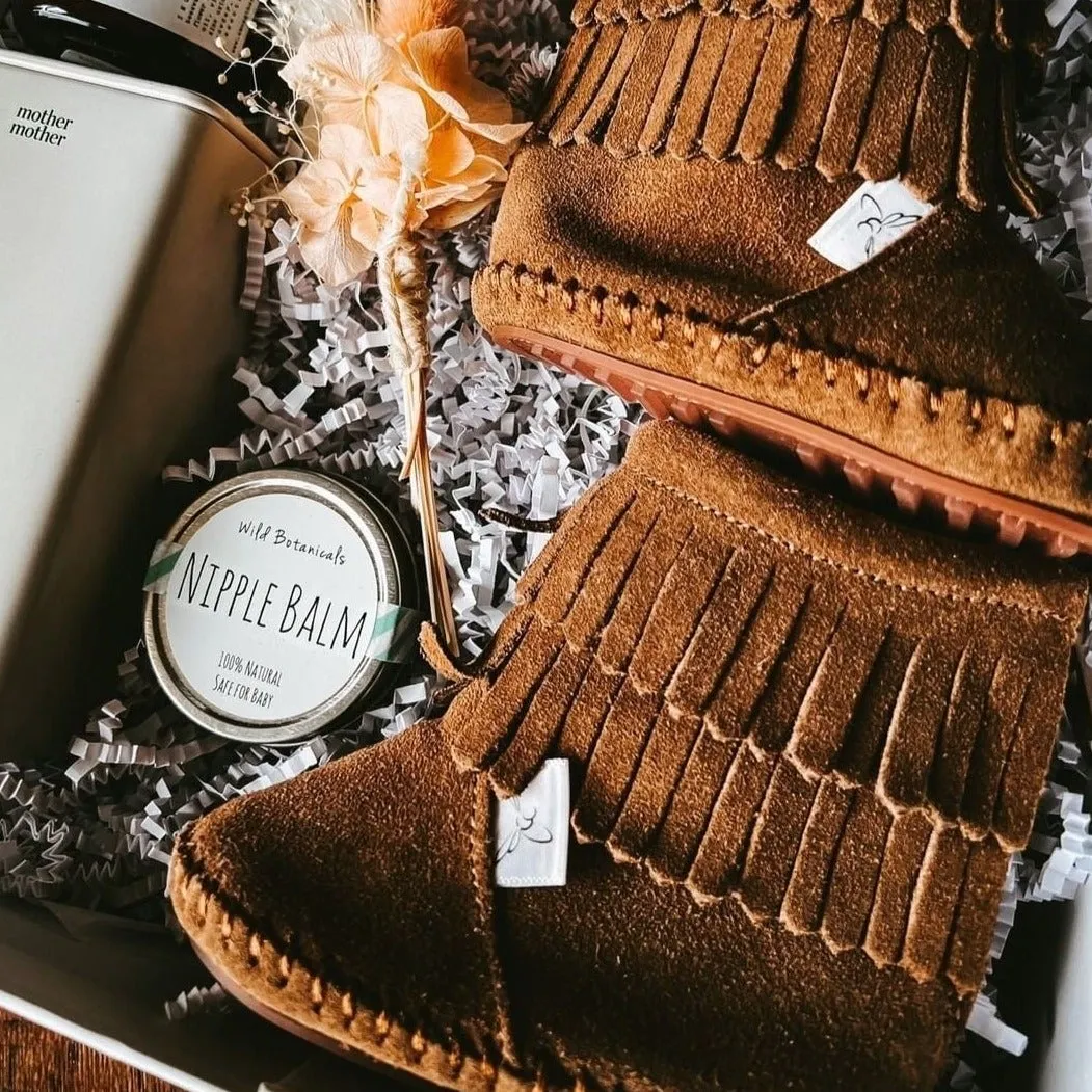 Little Love Bug Brown Cozy Boot