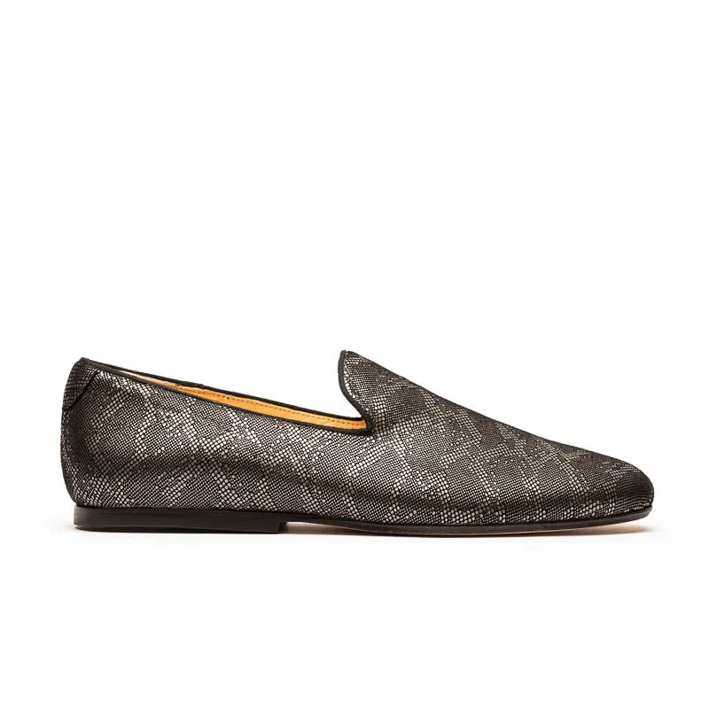 LOAFER Silver Lattice | Leather