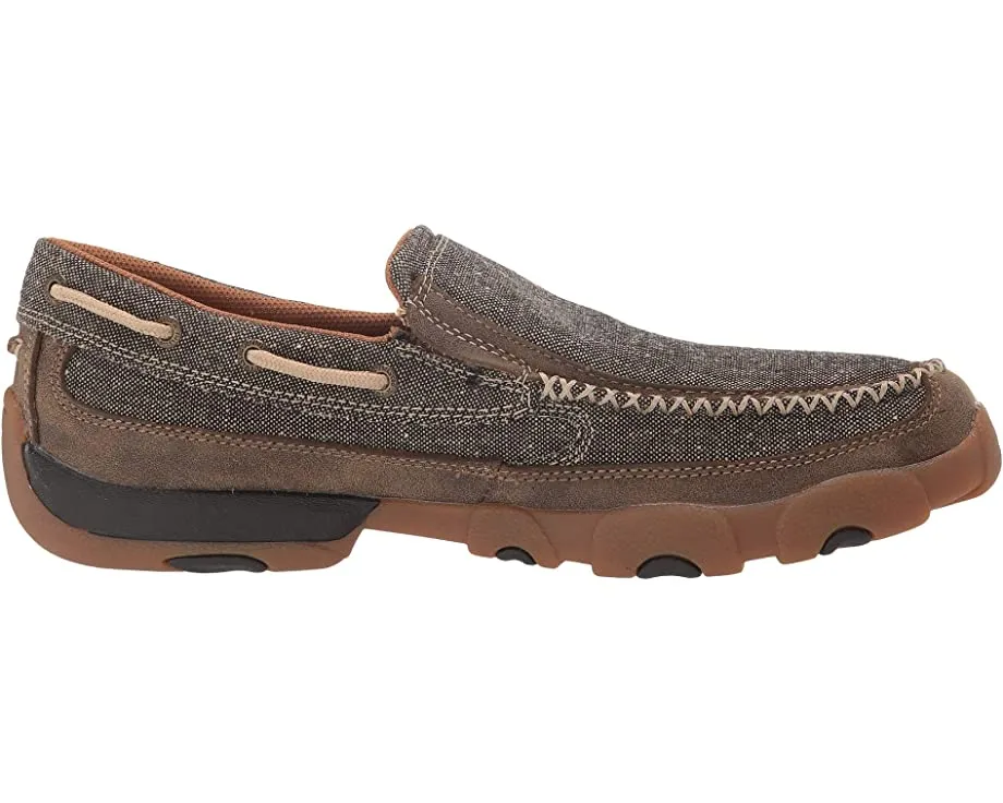 Loafers MDMS012 Twisted X, gray