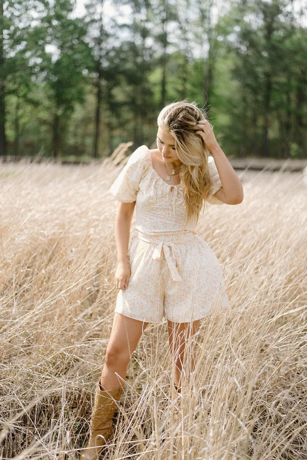 Mango Floral Set Shorts