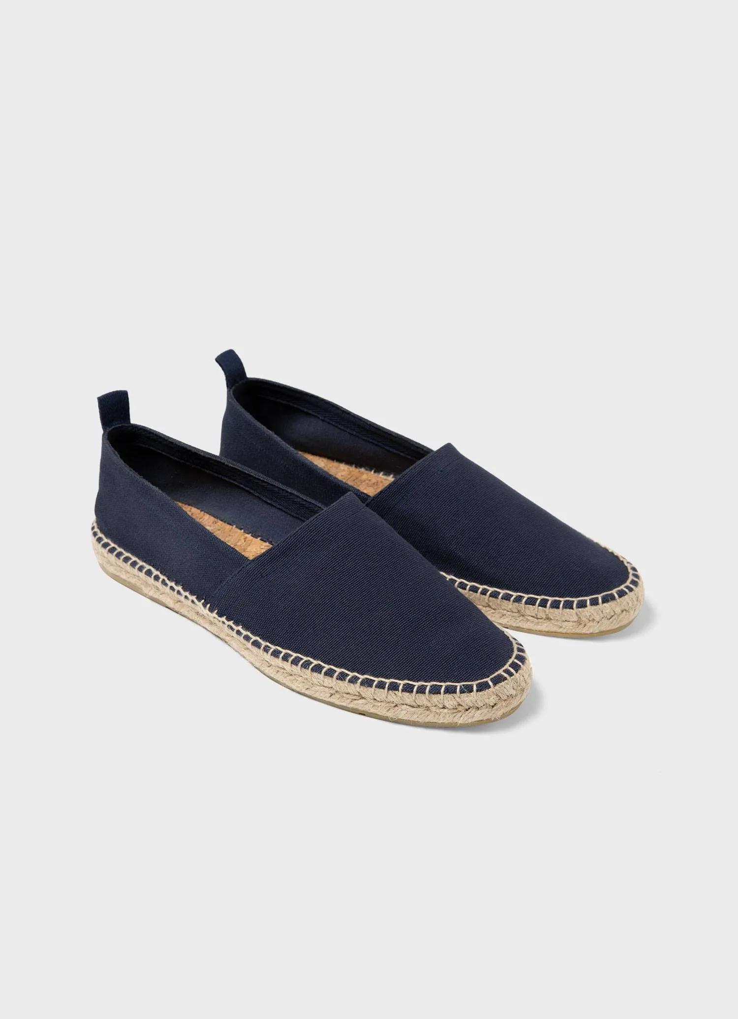 Men's Canvas Espadrille in Navy