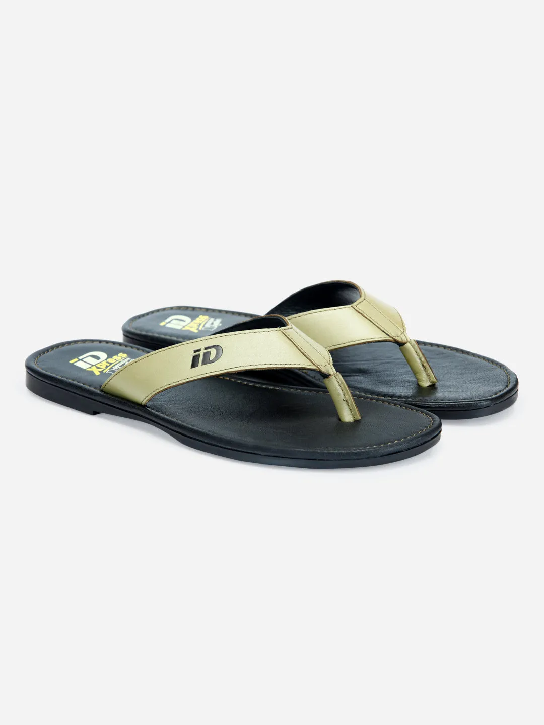 Men's Olive Thong-Style Flat Casual Sandal (ID4135)