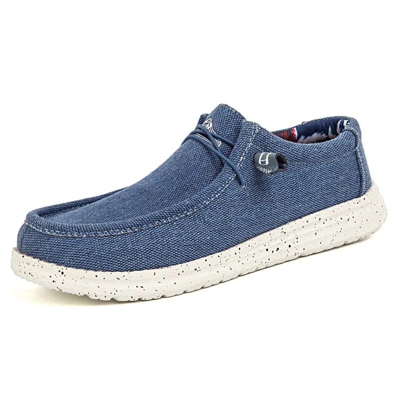 Men's Ultra Light Comfy Slip On Lazy Canvas Loafers