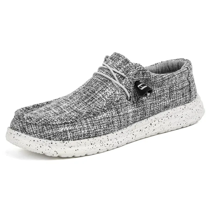 Men's Ultra Light Comfy Slip On Lazy Canvas Loafers