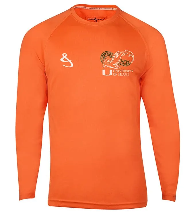 Men's Univ. of Miami Seamount L/S Shirt