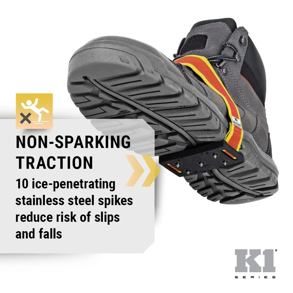 Mid-Sole Intrinsic Ice Cleats, Rotatable Traction Aids FOR Winter 1 Pair