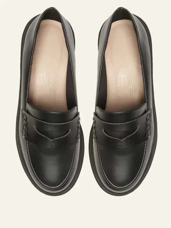 Mocassim Tratorado Loafer Preto My Shoes