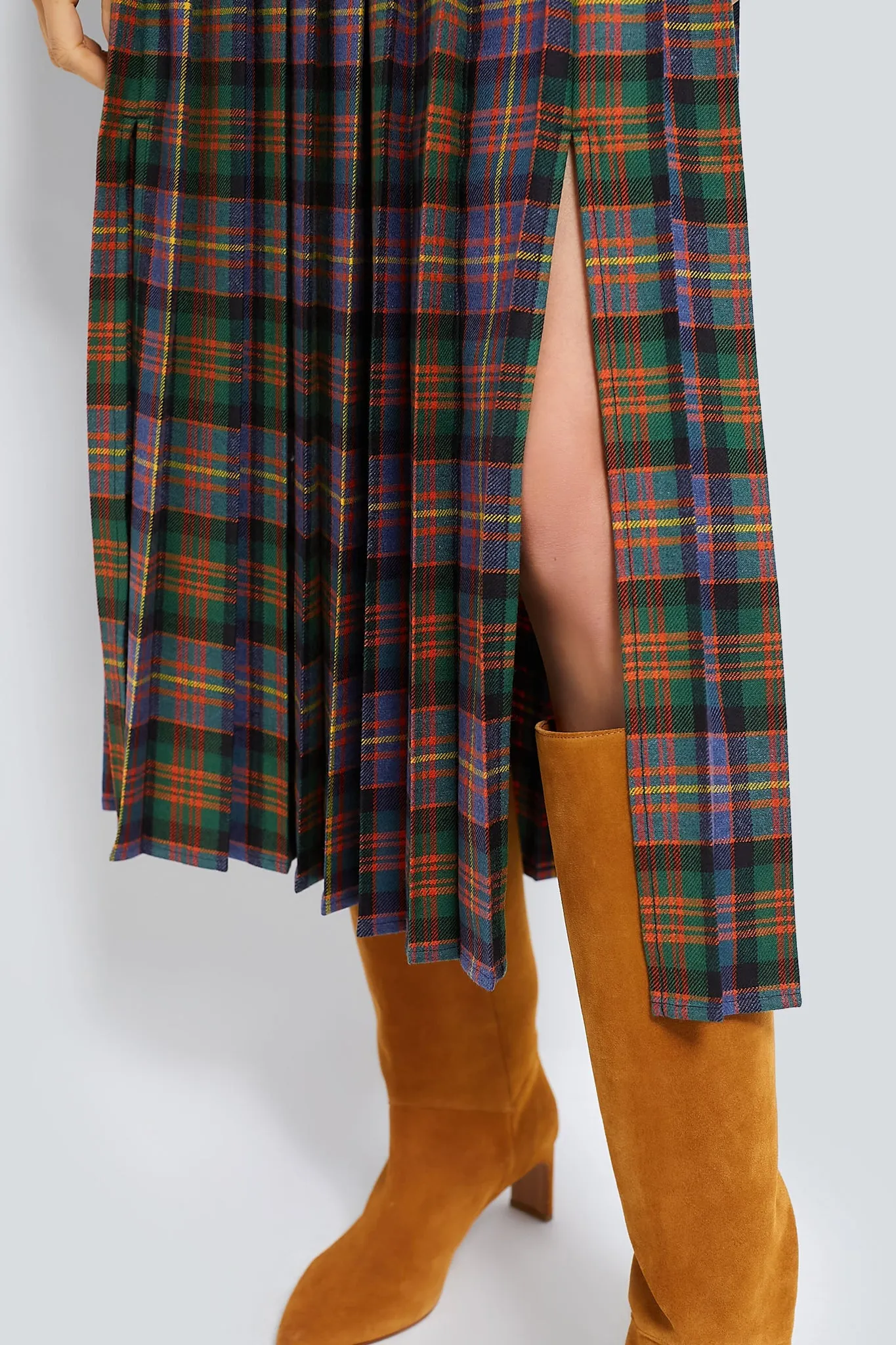 Multi Tartan Dominic Skirt