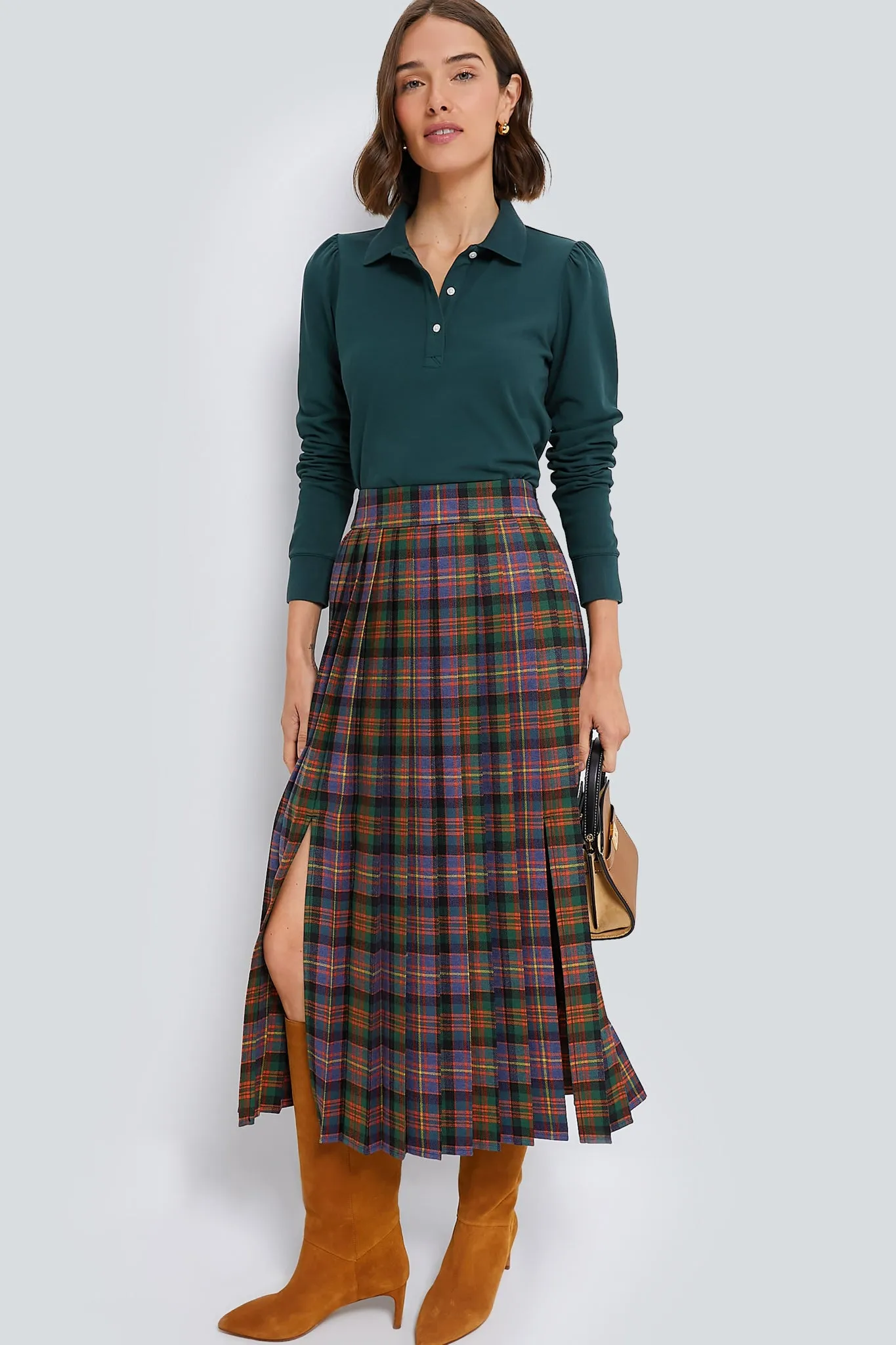 Multi Tartan Dominic Skirt