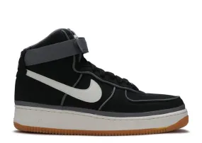 Nike AIR FORCE 1 HIGH 07 LV8 'BLACK ORANGE GUM' sneakers, black