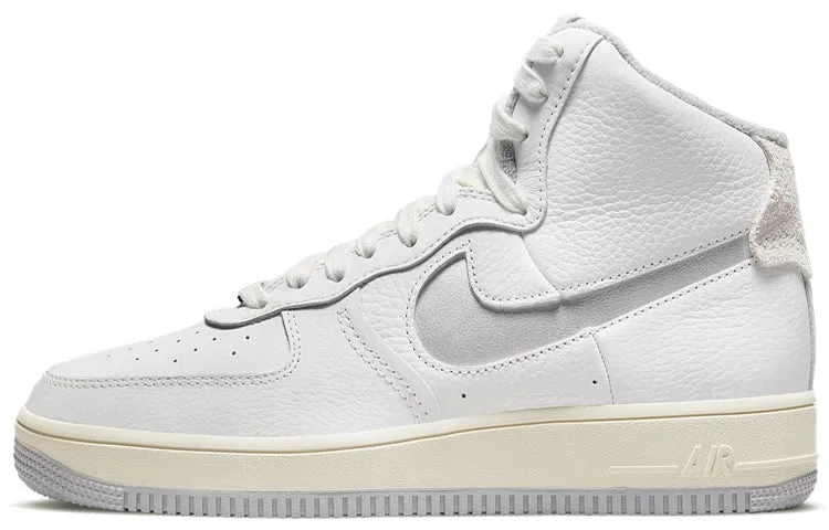 Nike Air Force 1 High Sculpt white silver (women's)