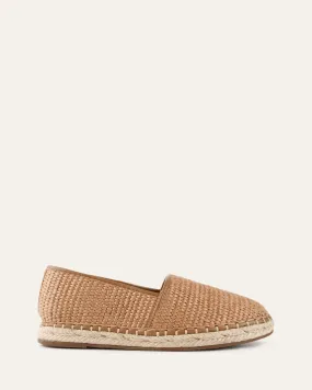 OAKLEY LOAFERS TAN RAFFIA