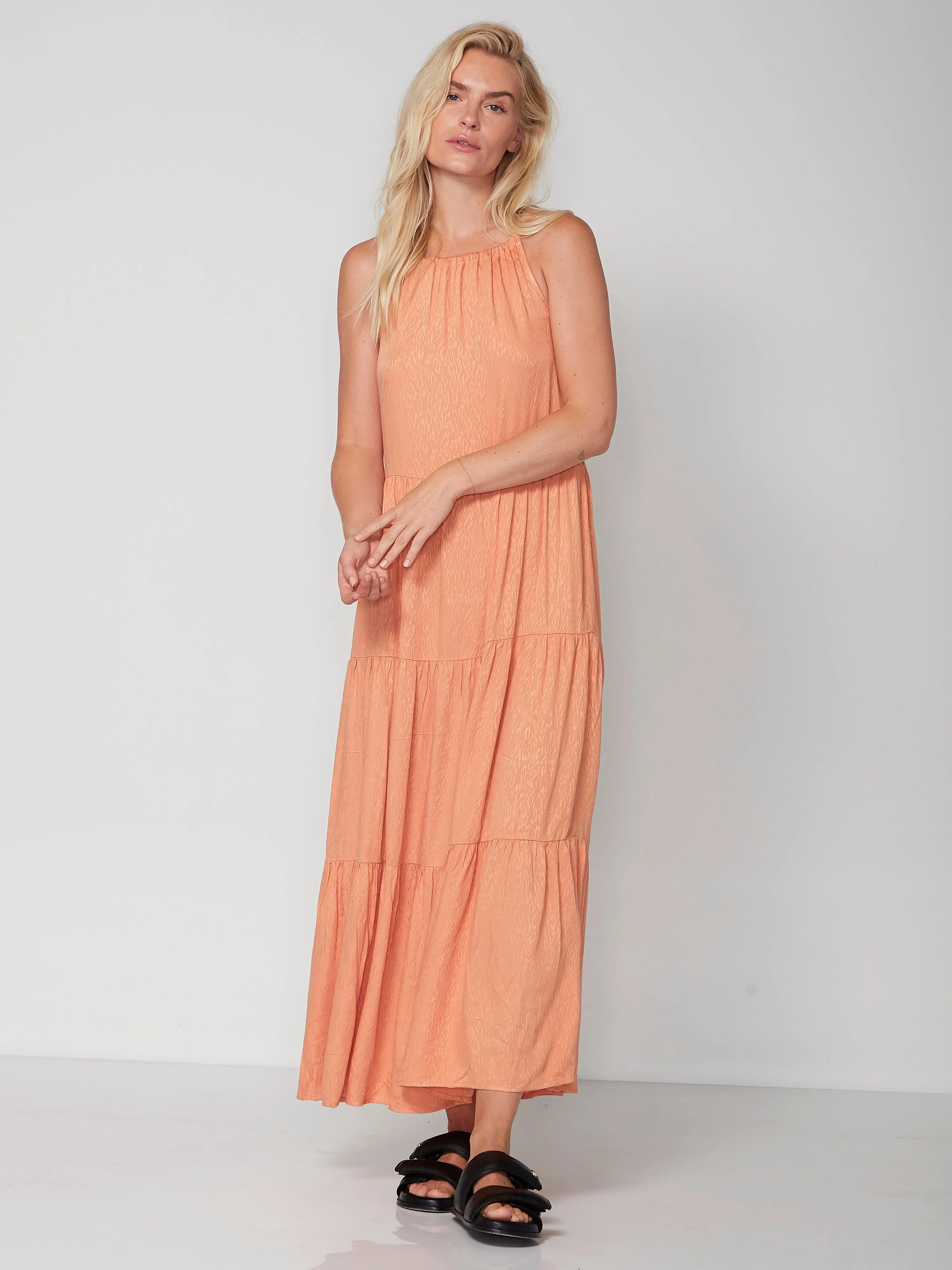 PALINA dress - hot orange