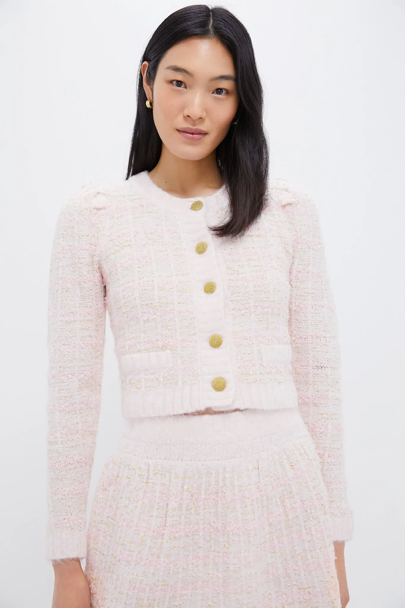 Pink Knit Cardigan