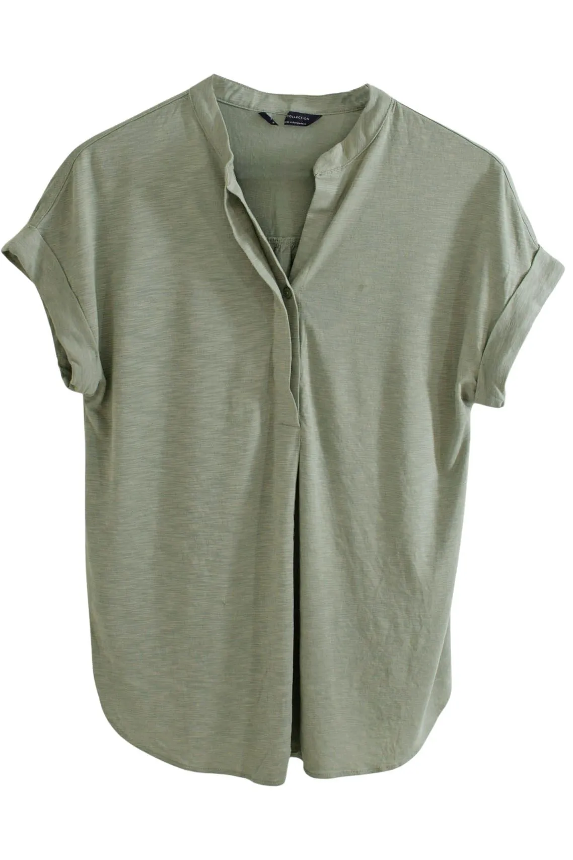 Pleat Front Jersey Top