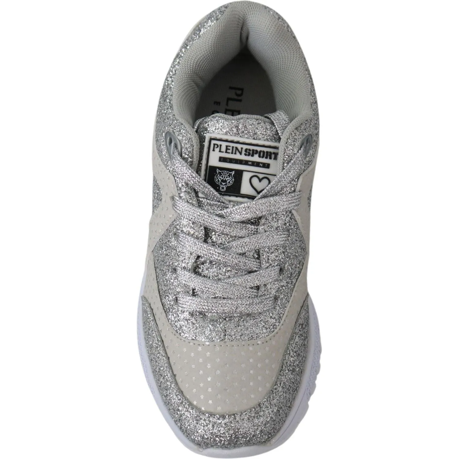 Plein Sport Chic Silver Runner Jasmines Sneakers