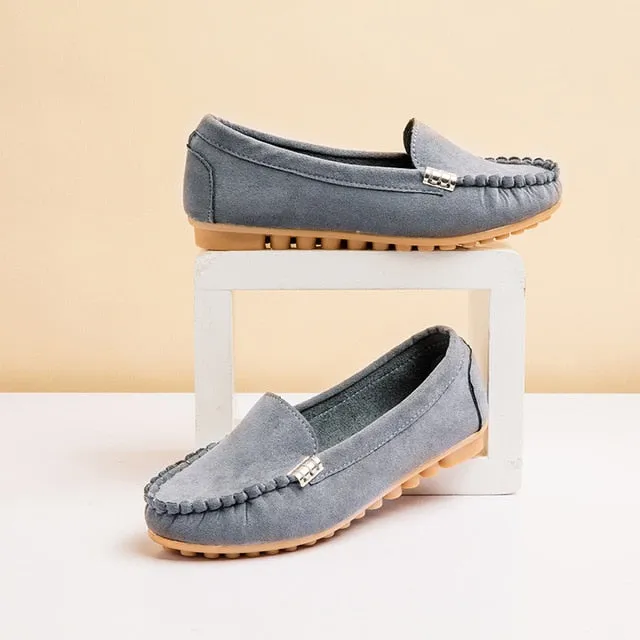 Plus Size 35-43 Women Flats shoes 2019 Loafers Candy Color Slip on Flat Shoes Ballet Flats Comfortable Ladies shoe zapatos mujer