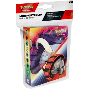 Pokémon TCG [Temporal Forces] - Iron Treads & Iron Moth Mini Portfolio Binder & Booster Pack Bundle (3.5") - The Pokémon Company International