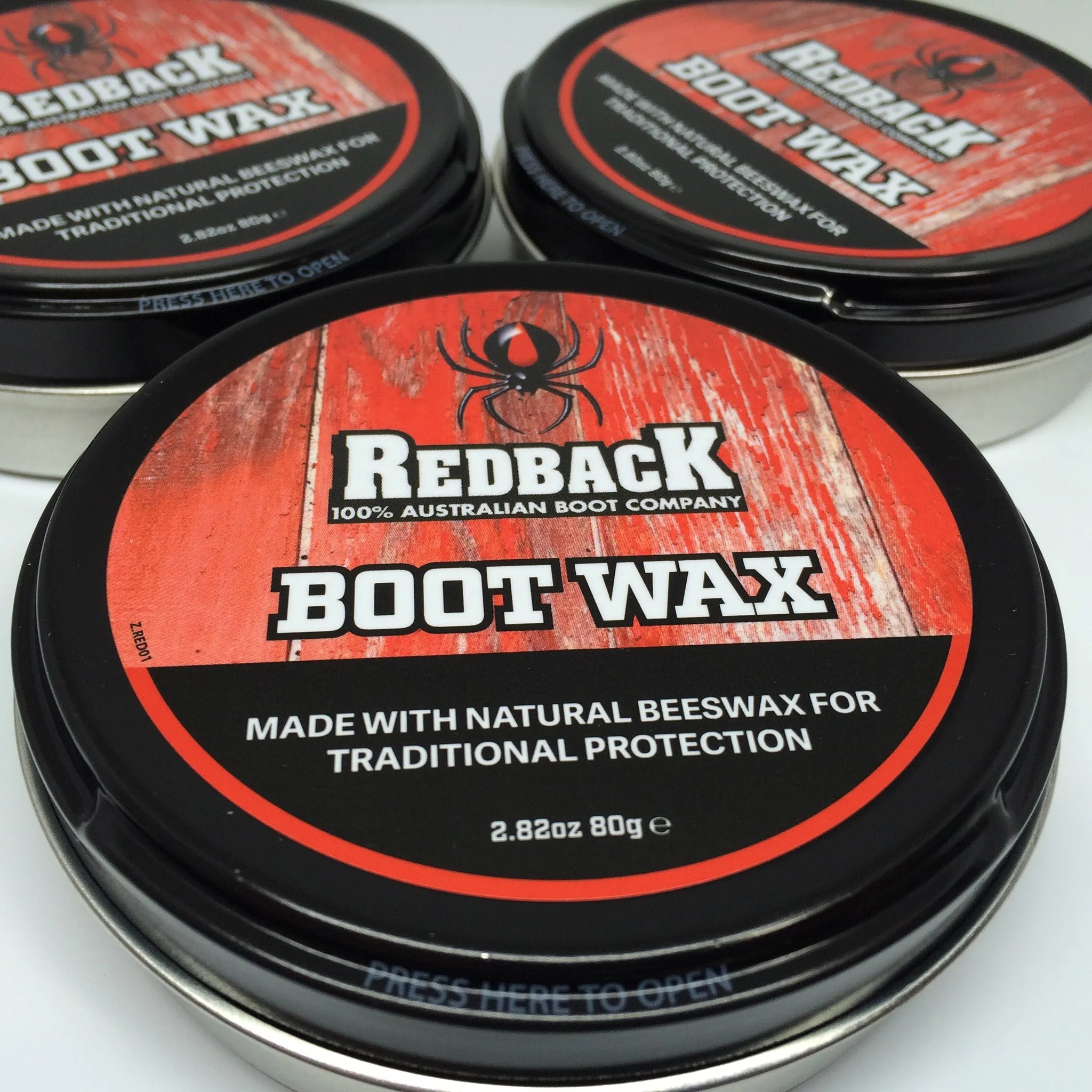 Redback Boots | Boot Wax 80g Tin (UWAX)