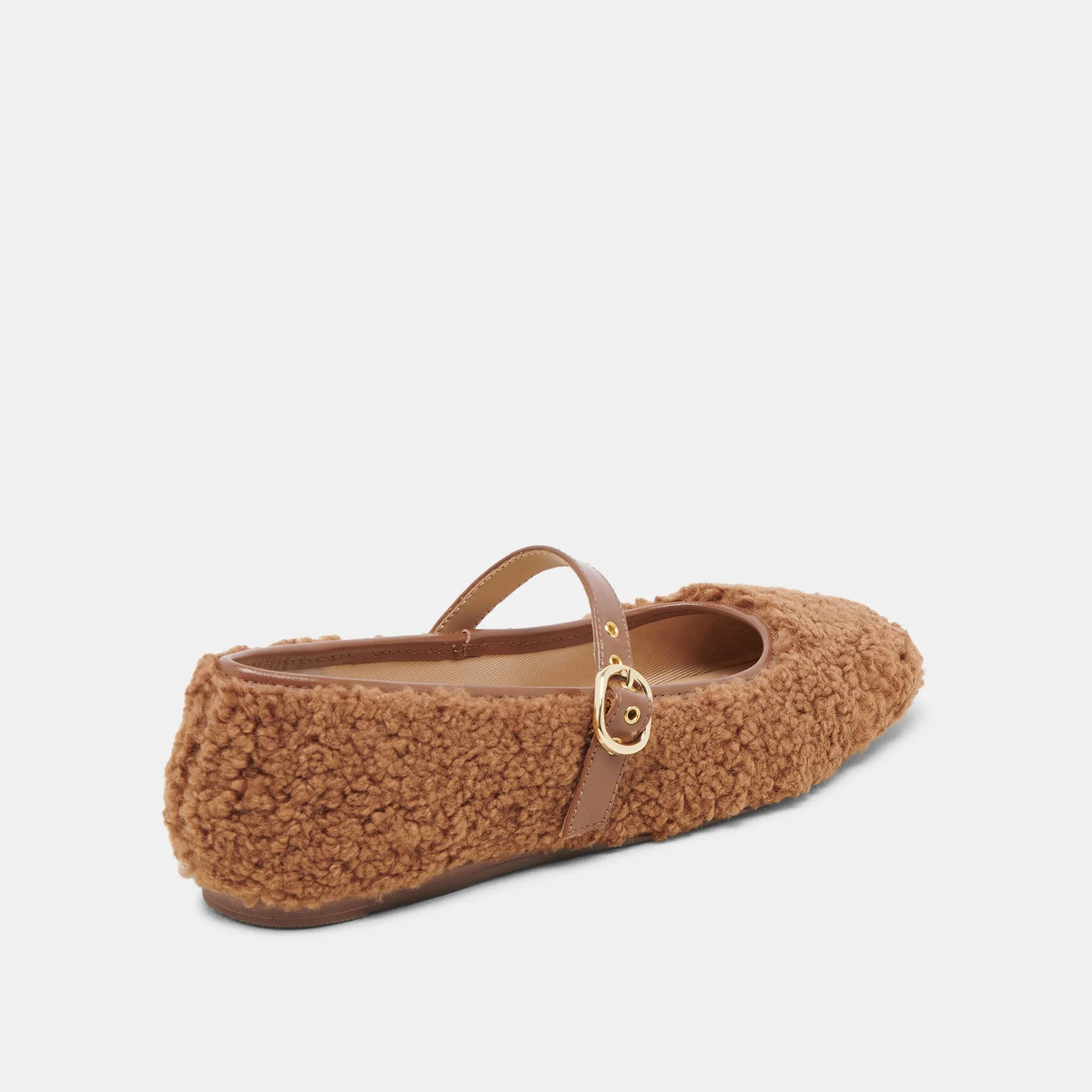 RODNI PLUSH BALLET FLATS PECAN PLUSH