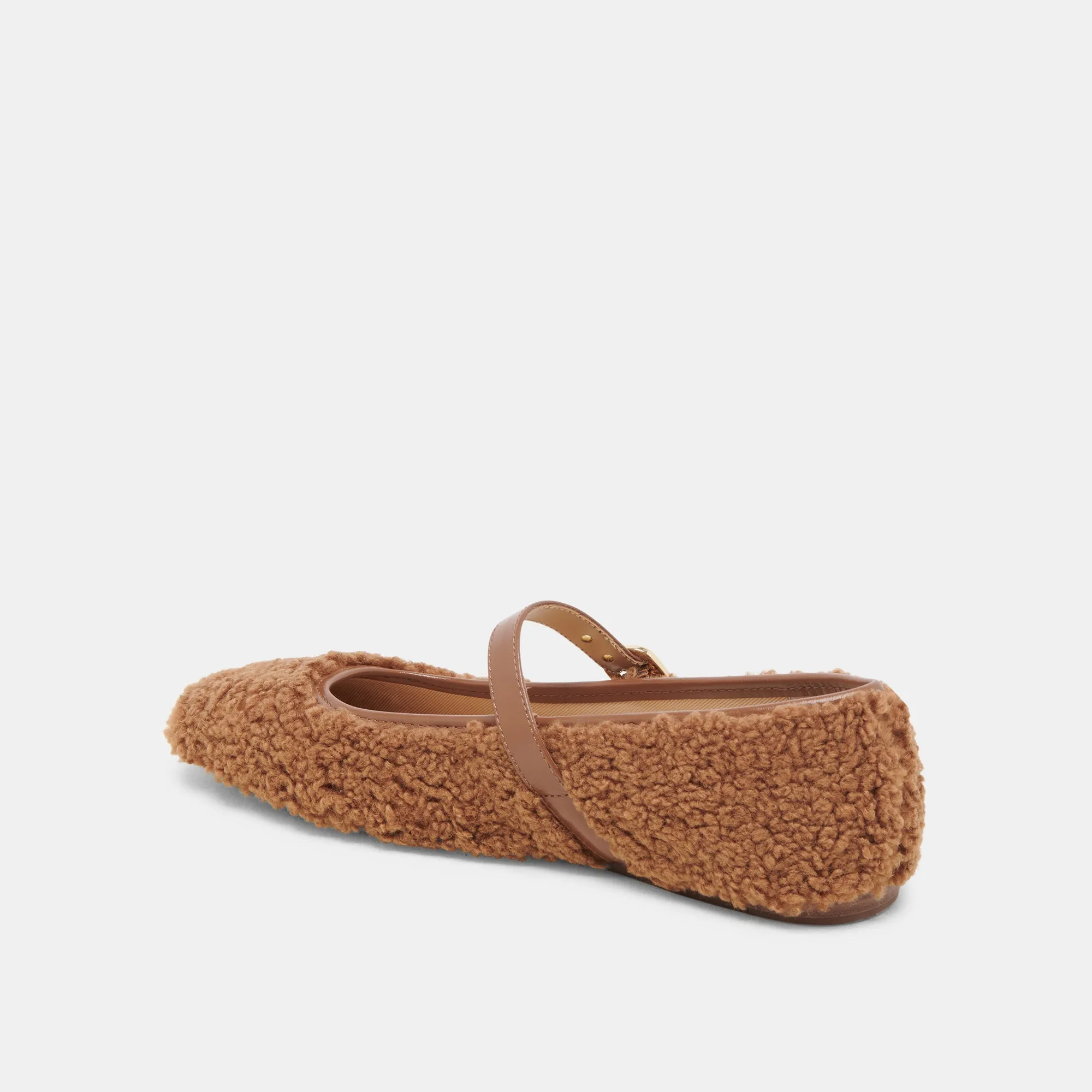 RODNI PLUSH BALLET FLATS PECAN PLUSH