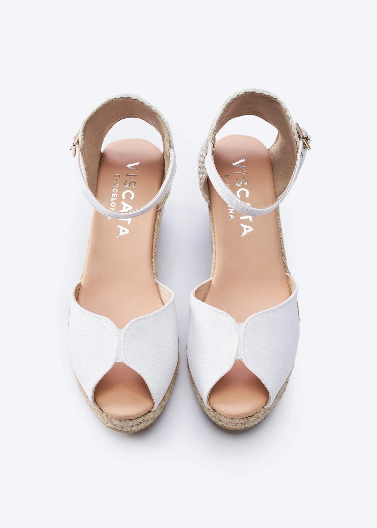 Sacova Limited Edition Canvas Espadrille Sandal Wedges