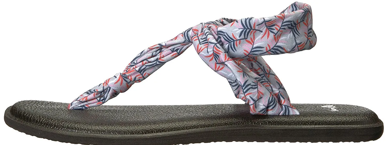 Sanuk Women's Yoga Sling 2 Grey Paradise Palms Sandals - Women's