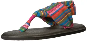 Sanuk Women's Yoga Sling 2 Print Vintage Cabaret Kauai Blanket Sandals - Women's