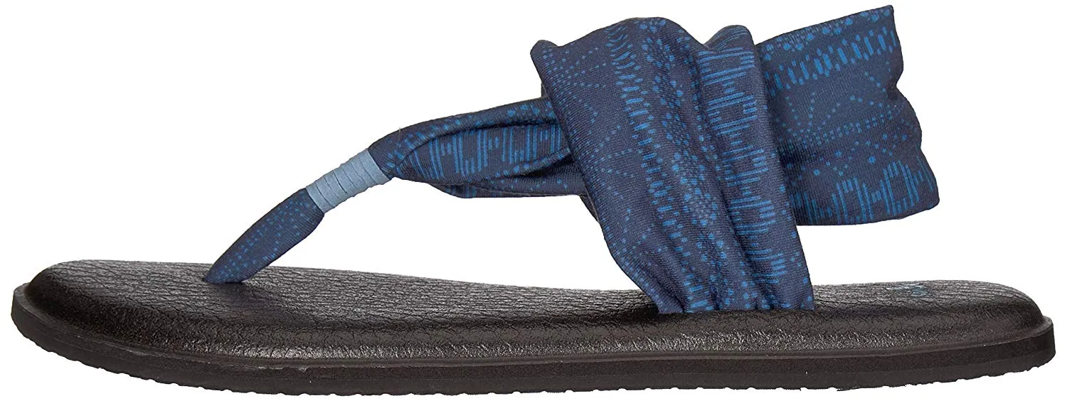 Sanuk Yoga Sling 2 Vintage Blue Heaven Shibori Stripes Sandals - Women's