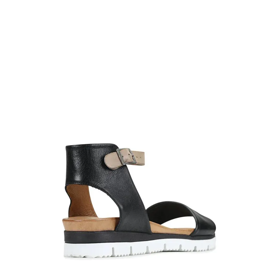 Soda Leather Ankle Strap Sandals by EOS