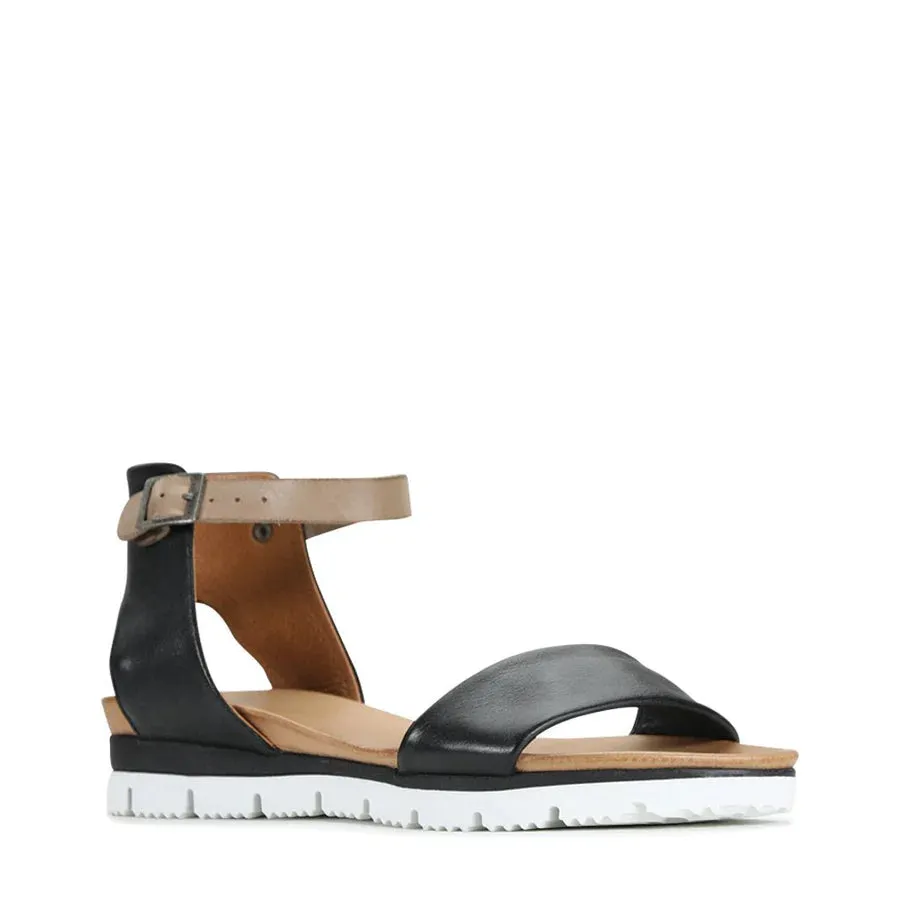 Soda Leather Ankle Strap Sandals by EOS