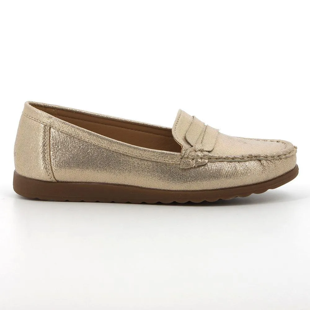 Soft Style by Hush Puppies Horene Loafer - Light gold