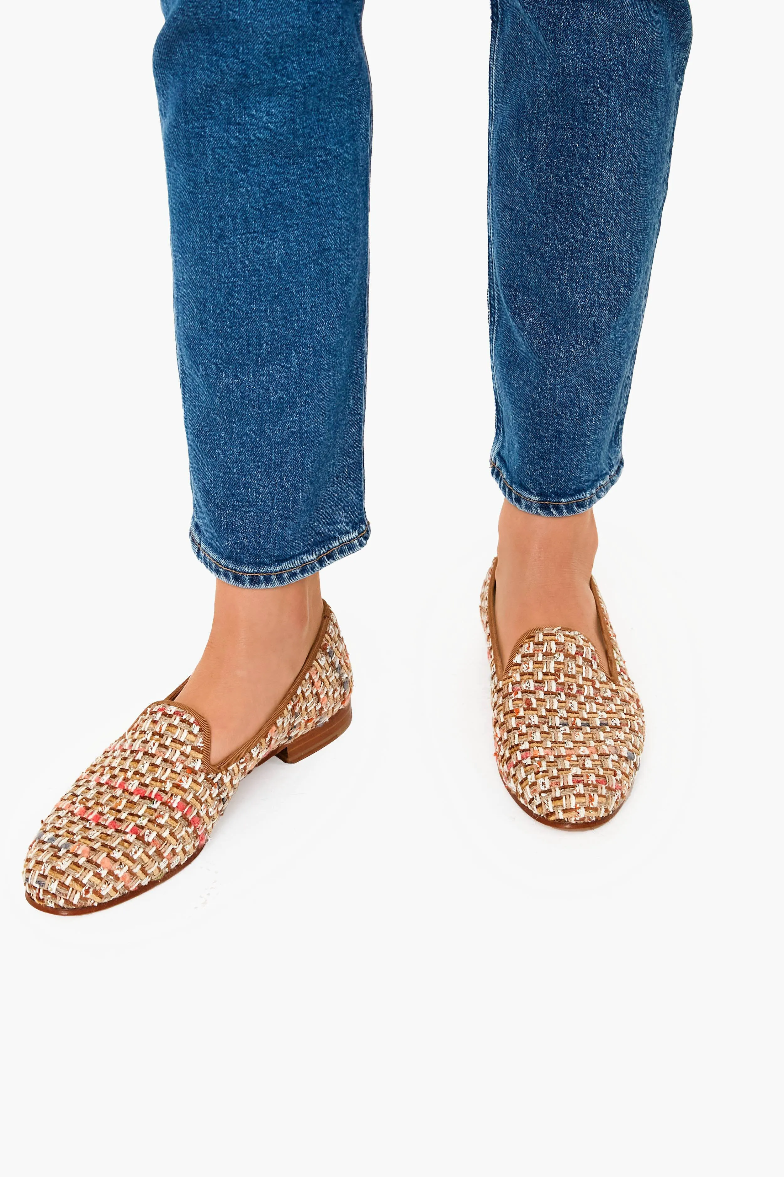 Tan Confetti Loafers