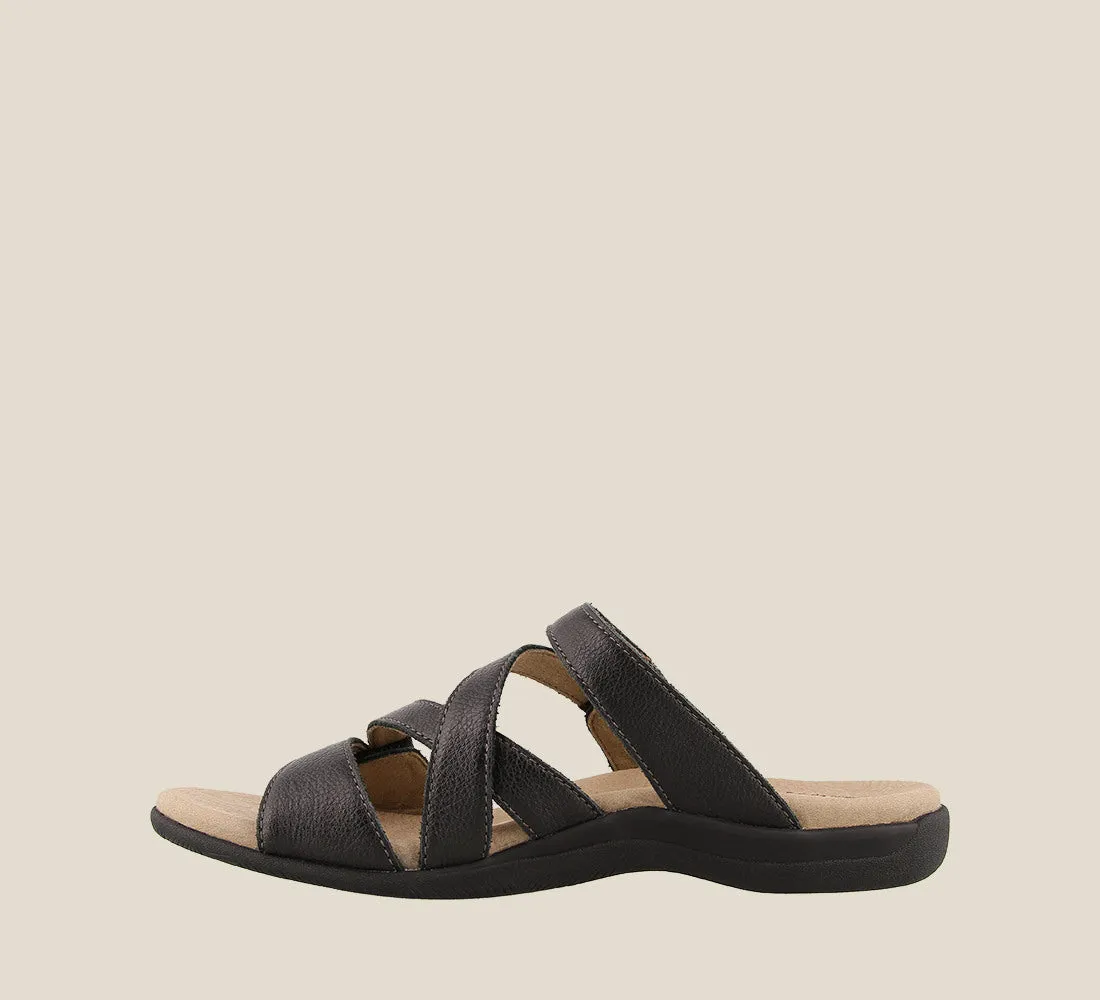 Taos Double U Sandal Black Women's