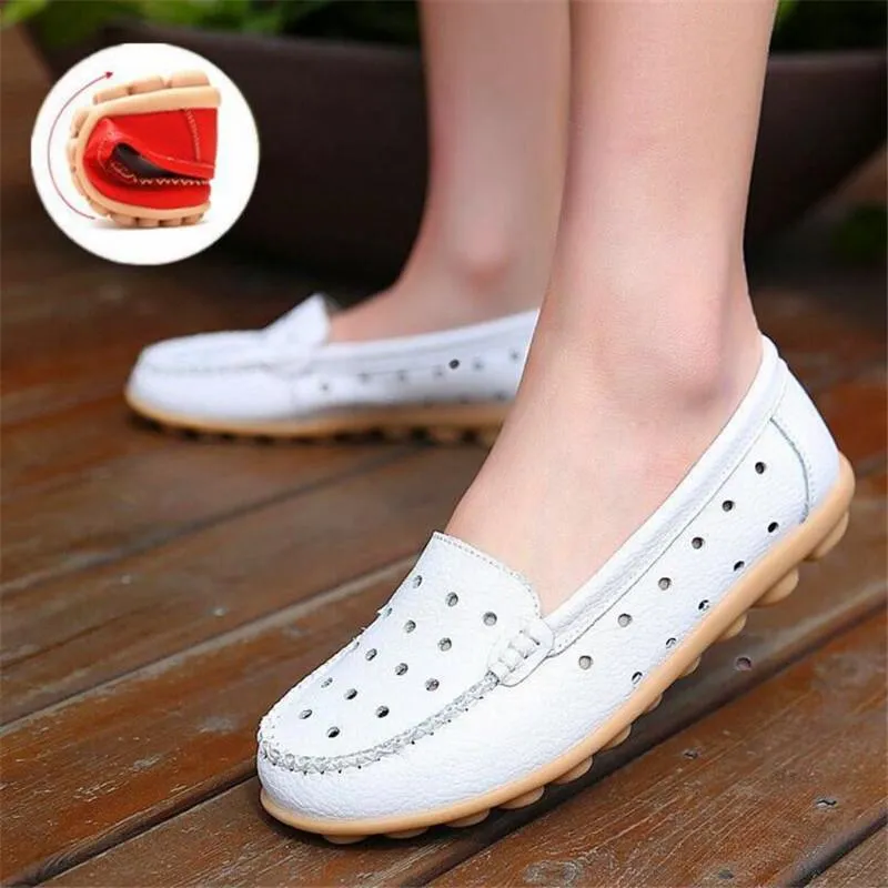 The Genuine Leather Vintage Loafers Shoes