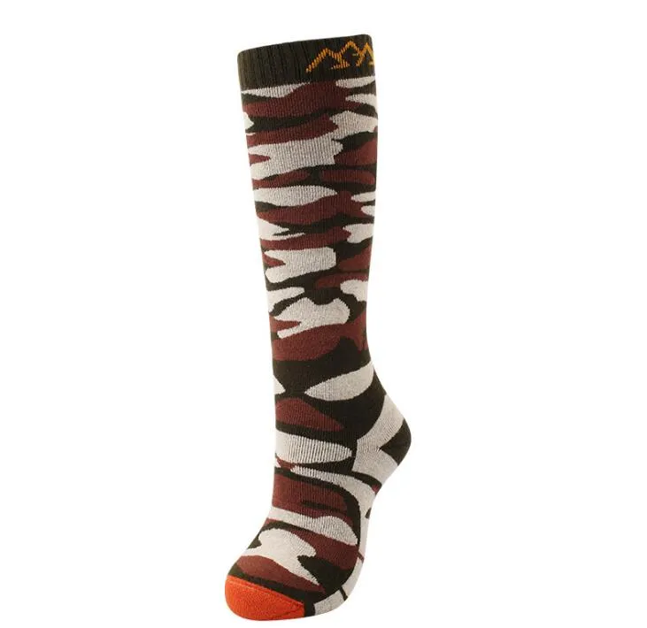 Thicker Camouflage Ski Sock for Men