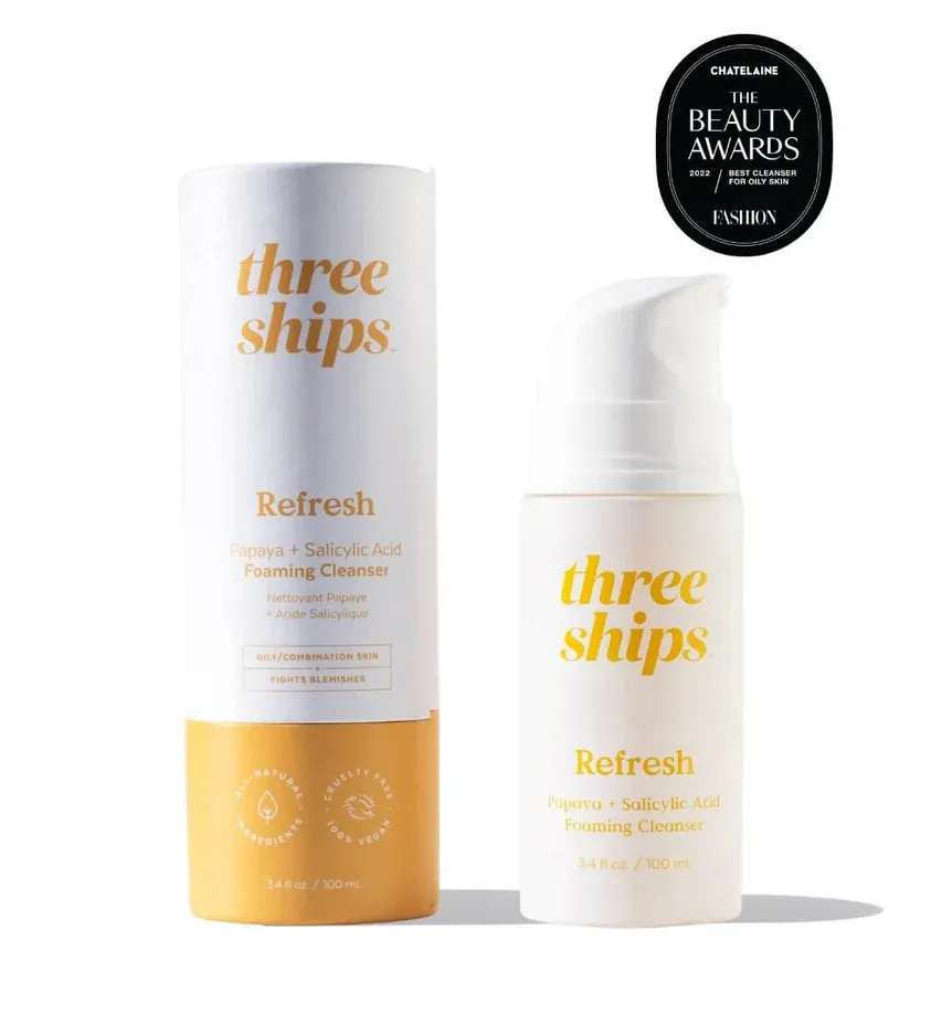 Three Ships - Papaya   Salicylic Acid Cleanser