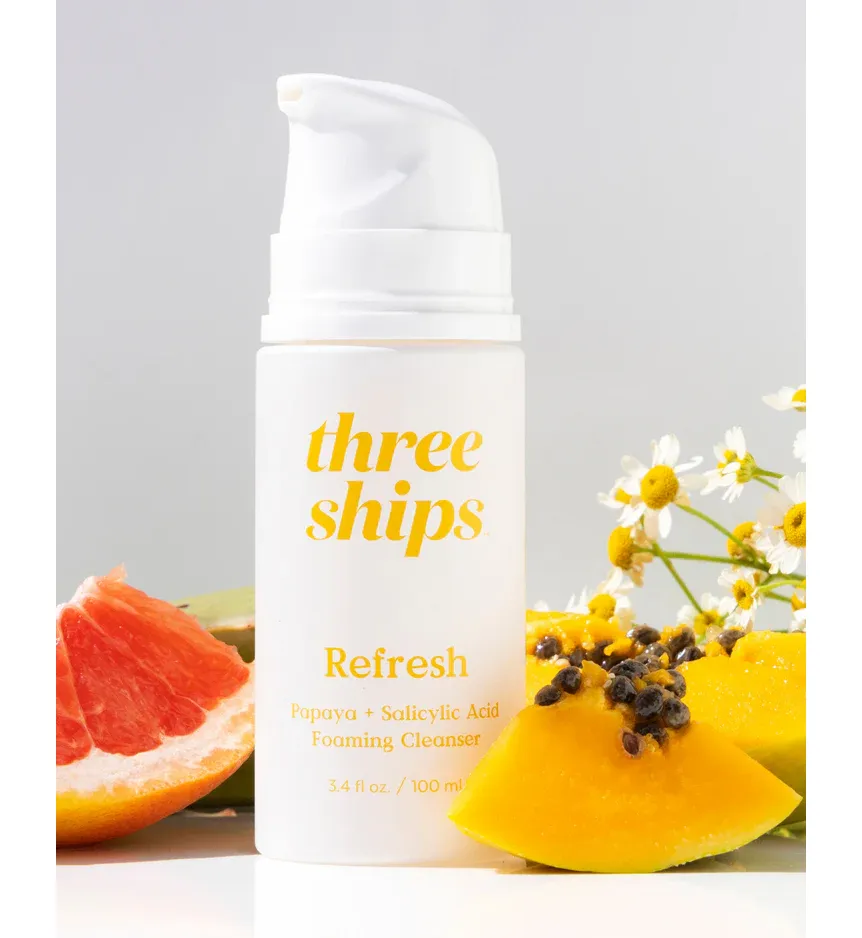 Three Ships - Papaya   Salicylic Acid Cleanser