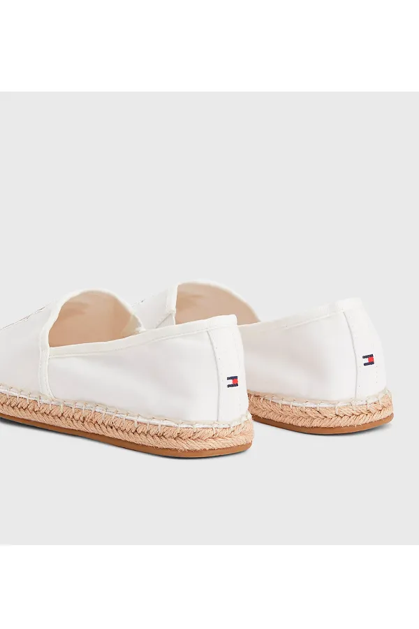 Tommy Hilfiger Women Monogram Espadrilles White