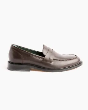 Townee Penny Loafer in Dark Brown