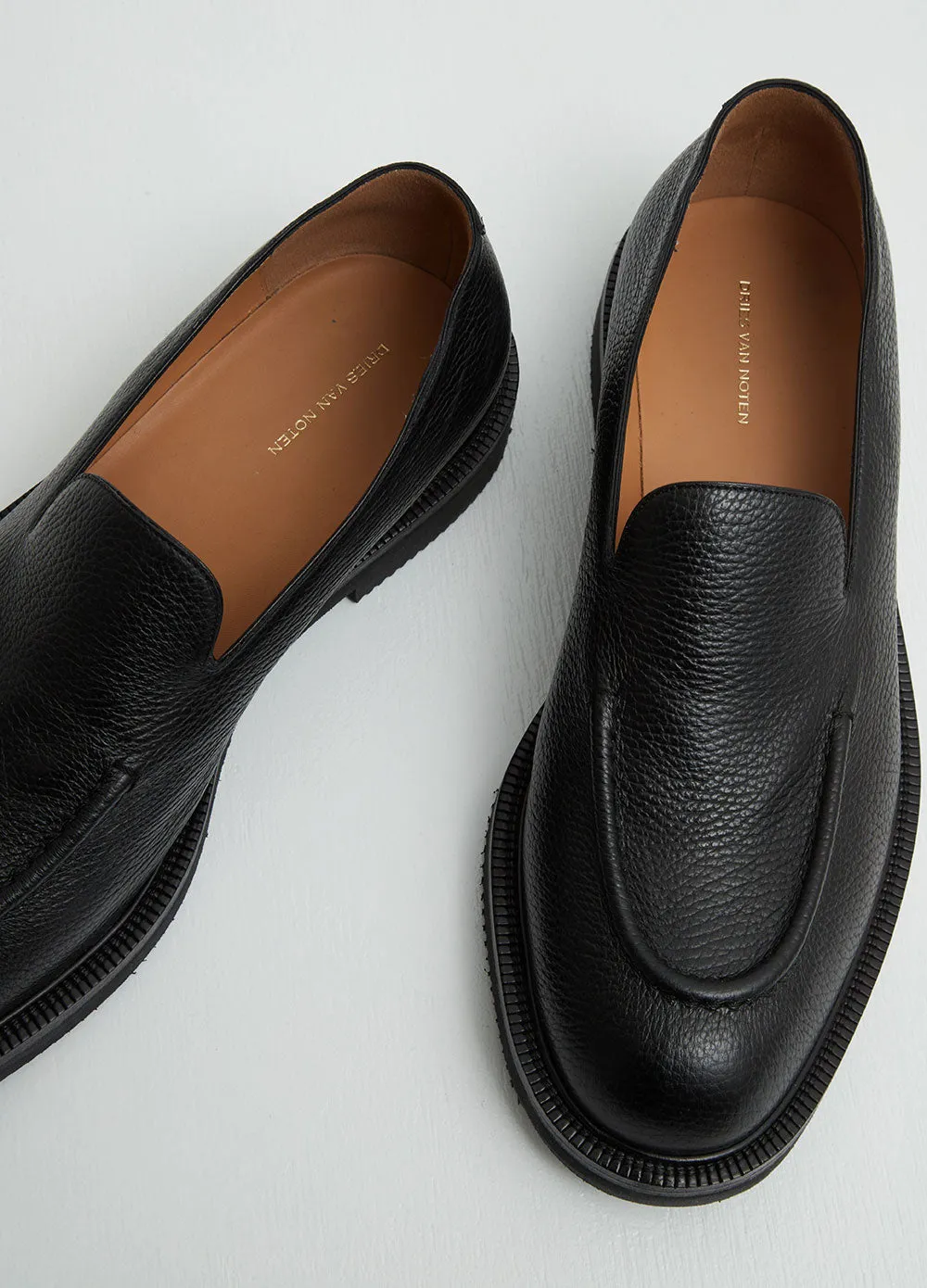 Tumble Leather Loafers